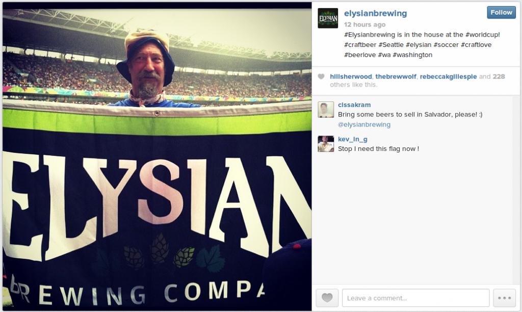 Elysian Brewery at the World Cup