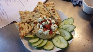 Hummus plate.