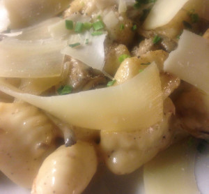 Mushroom and truffle Gnocchi