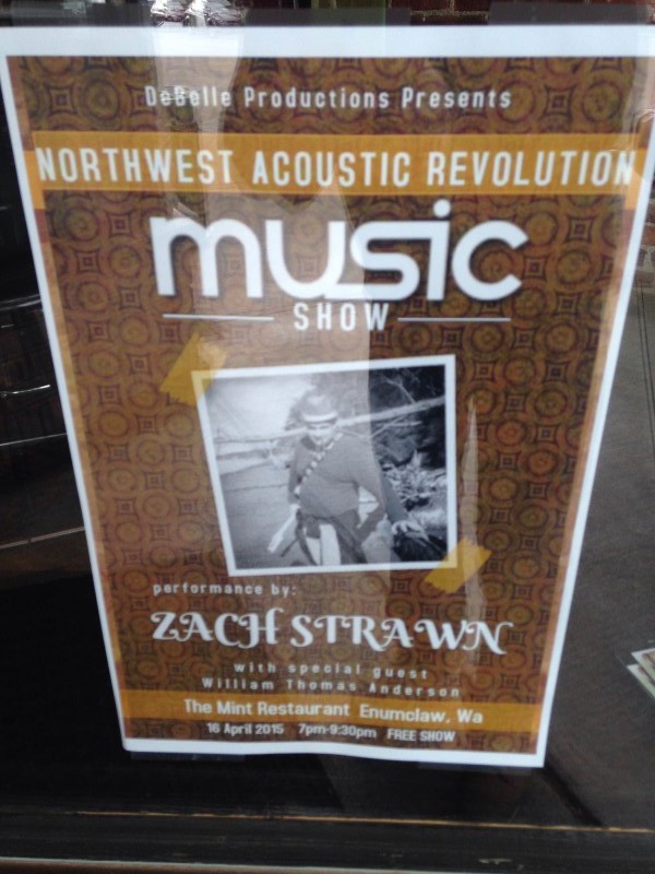Zach Strawn live at the Mint poster